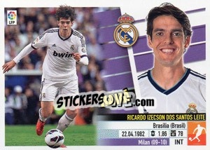 Sticker Kaká (13A) - Liga Spagnola 2013-2014 n. 376 - Colecciones ESTE