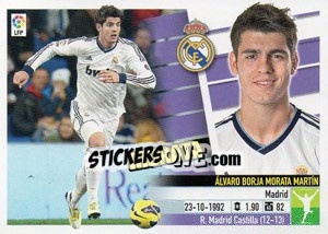 Sticker Morata (13B) - Liga Spagnola 2013-2014 n. 377 - Colecciones ESTE