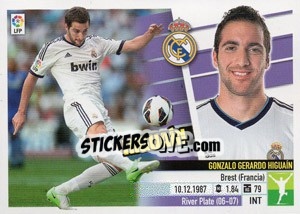 Sticker Higuain (14B) - Liga Spagnola 2013-2014 n. 379 - Colecciones ESTE