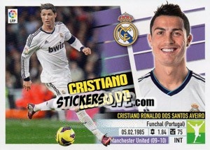 Cromo Cristiano Ronaldo (15) - Liga Spagnola 2013-2014 - Colecciones ESTE