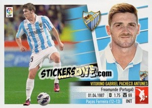 Sticker Antunes (6B) - Liga Spagnola 2013-2014 n. 398 - Colecciones ESTE