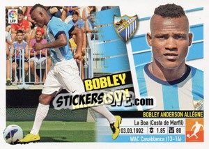 Sticker Bobley Anderson (13A) - Liga Spagnola 2013-2014 n. 405 - Colecciones ESTE