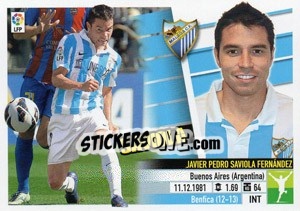 Sticker Saviola (15A) - Liga Spagnola 2013-2014 - Colecciones ESTE