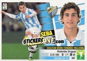 Cromo Seba Fernández (15B) - Liga Spagnola 2013-2014 - Colecciones ESTE