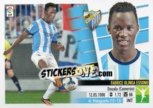 Sticker Fabrice (15C) Colocas - Liga Spagnola 2013-2014 n. 414 - Colecciones ESTE