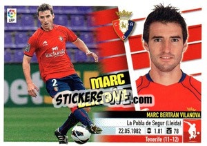 Figurina Marc Bertrán (3A) - Liga Spagnola 2013-2014 - Colecciones ESTE