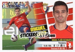 Sticker Miguel Flaño (4) - Liga Spagnola 2013-2014 n. 425 - Colecciones ESTE