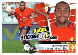 Sticker Raoul Loe (9B) - Liga Spagnola 2013-2014 n. 432 - Colecciones ESTE