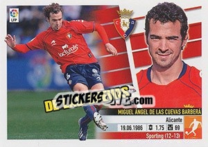 Sticker De las Cuevas (11) - Liga Spagnola 2013-2014 n. 435 - Colecciones ESTE