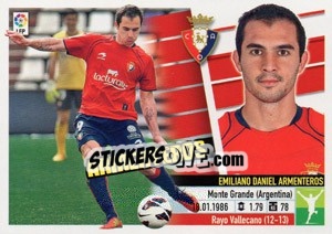 Sticker Armenteros (14) - Liga Spagnola 2013-2014 n. 438 - Colecciones ESTE