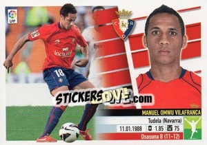 Sticker Omwu (15B) - Liga Spagnola 2013-2014 n. 440 - Colecciones ESTE