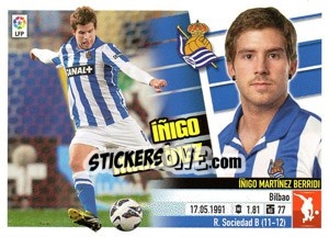 Sticker Íñigo Martínez (6A) - Liga Spagnola 2013-2014 n. 487 - Colecciones ESTE