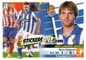 Sticker Illarramendi (9) - Liga Spagnola 2013-2014 n. 491 - Colecciones ESTE