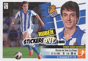 Cromo Rubén Pardo (10B) - Liga Spagnola 2013-2014 - Colecciones ESTE