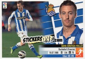 Cromo Zurutuza (11) - Liga Spagnola 2013-2014 n. 494 - Colecciones ESTE