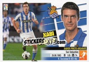 Sticker Xabi Prieto (12) - Liga Spagnola 2013-2014 - Colecciones ESTE