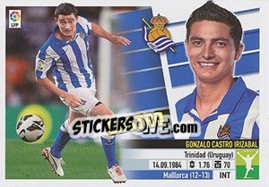 Sticker Castro (13) - Liga Spagnola 2013-2014 n. 496 - Colecciones ESTE