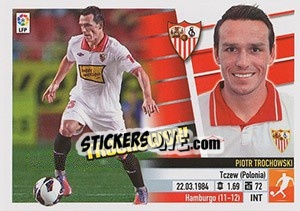 Sticker Trochowski (10A) - Liga Spagnola 2013-2014 n. 521 - Colecciones ESTE