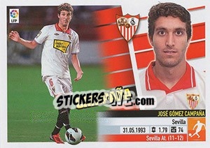 Sticker Campaña (10B) - Liga Spagnola 2013-2014 n. 522 - Colecciones ESTE