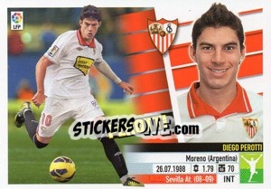 Sticker Perotti (15A) - Liga Spagnola 2013-2014 n. 527 - Colecciones ESTE