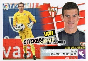 Sticker Javi Varas (2B) Colocas - Liga Spagnola 2013-2014 n. 530 - Colecciones ESTE