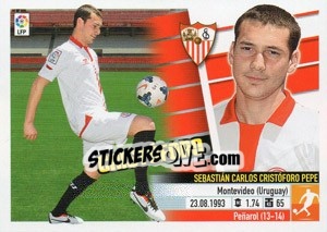 Sticker Cristóforo (8B) Colocas - Liga Spagnola 2013-2014 n. 533 - Colecciones ESTE