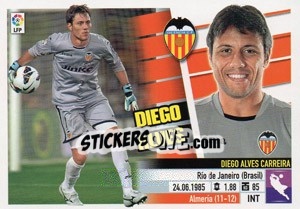 Sticker Diego Alves (2) - Liga Spagnola 2013-2014 - Colecciones ESTE
