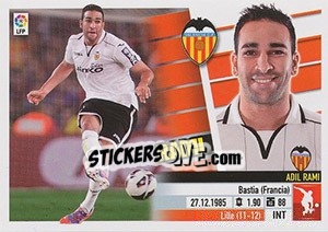 Sticker Adil Rami (7A) - Liga Spagnola 2013-2014 - Colecciones ESTE