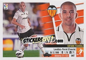 Sticker Feghouli (13) - Liga Spagnola 2013-2014 - Colecciones ESTE