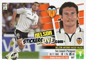 Sticker Nelson Valdez (14A) - Liga Spagnola 2013-2014 n. 557 - Colecciones ESTE