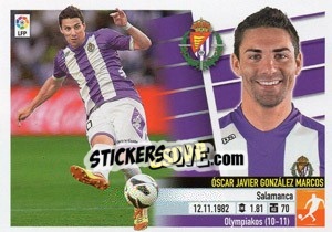 Sticker óscar (13) - Liga Spagnola 2013-2014 n. 586 - Colecciones ESTE
