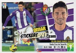 Sticker Omar Ramos (14) - Liga Spagnola 2013-2014 n. 587 - Colecciones ESTE