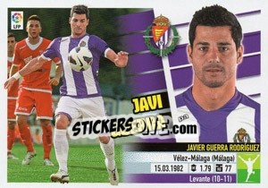 Sticker Javi Guerra (15) - Liga Spagnola 2013-2014 n. 588 - Colecciones ESTE