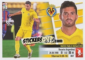 Sticker Musacchio (5) - Liga Spagnola 2013-2014 n. 605 - Colecciones ESTE