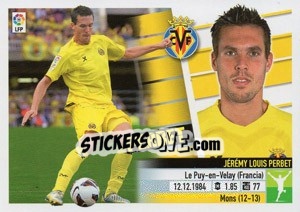 Sticker Perbet (15) - Liga Spagnola 2013-2014 n. 617 - Colecciones ESTE