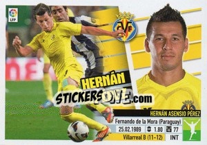 Figurina Hernán Pérez (16B) - Liga Spagnola 2013-2014 n. 619 - Colecciones ESTE