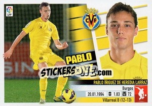 Sticker Pablo Iñiguez (4B) Colocas - Liga Spagnola 2013-2014 n. 621 - Colecciones ESTE