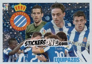 Sticker Equipazos 8 (R.C.D. Espanyol) - Liga Spagnola 2013-2014 n. 638 - Colecciones ESTE