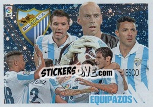 Sticker Equipazos 13 (Málaga C.F.) - Liga Spagnola 2013-2014 n. 643 - Colecciones ESTE