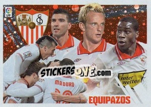 Sticker Equipazos 17 (Sevilla F.C.) - Liga Spagnola 2013-2014 n. 647 - Colecciones ESTE