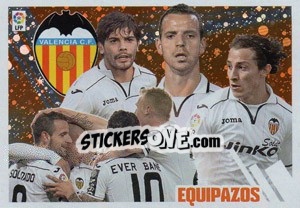 Figurina Equipazos 18 (Valencia C.F.) - Liga Spagnola 2013-2014 - Colecciones ESTE