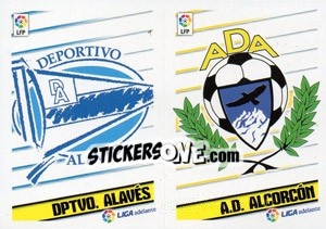 Figurina Escudos Alavés/Alcorcón