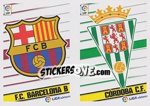 Sticker Escudos Barcelona "B"/Córdoba