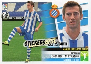 Cromo 2 Lanzarote (R.C.D. Espanyol) - Liga Spagnola 2013-2014 n. 682 - Colecciones ESTE