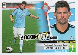 Sticker 5 Nolito (R.C. Celta) - Liga Spagnola 2013-2014 n. 685 - Colecciones ESTE