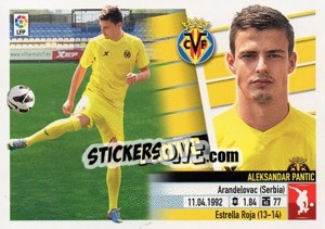 Sticker 13 Pantic (Villareal C.F.) - Liga Spagnola 2013-2014 n. 693 - Colecciones ESTE