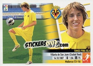 Sticker 19 Pina (Villareal C.F.) - Liga Spagnola 2013-2014 n. 699 - Colecciones ESTE