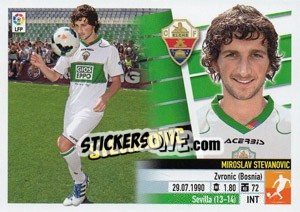 Sticker 20 Stevanovic (Elche C.F.) - Liga Spagnola 2013-2014 n. 700 - Colecciones ESTE