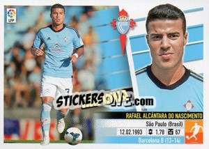 Sticker 26 Rafinha Alcantara (R.C. Celta) - Liga Spagnola 2013-2014 n. 706 - Colecciones ESTE