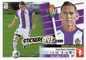 Sticker 28 Alcatráz (R. Valladolid) - Liga Spagnola 2013-2014 n. 708 - Colecciones ESTE
